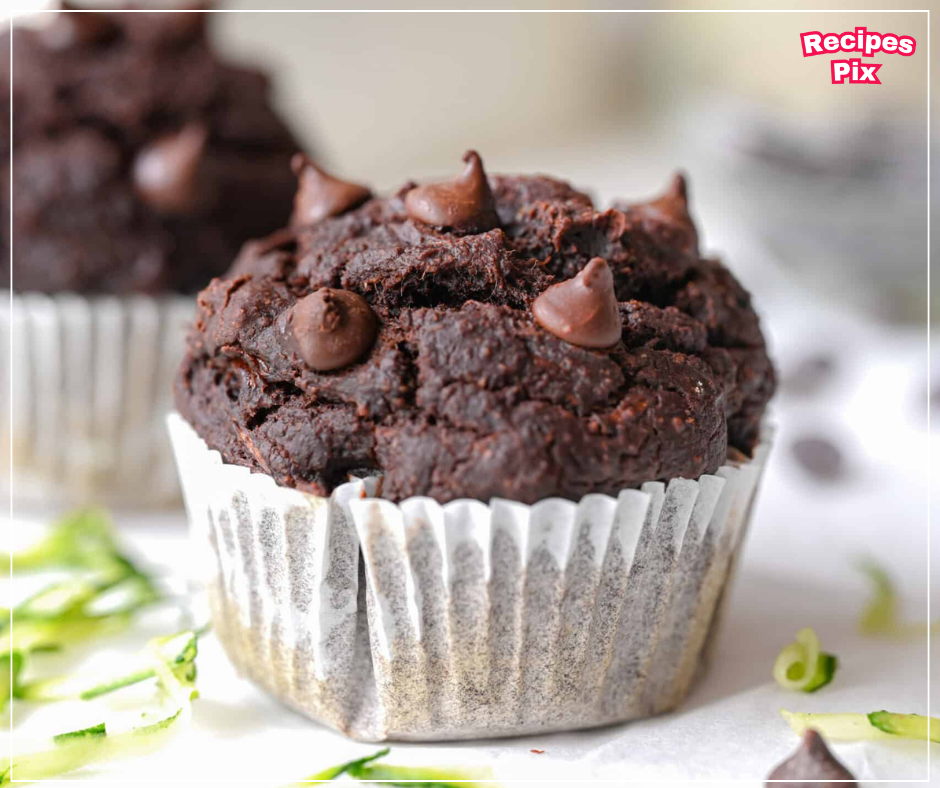 Chocolate and Zucchini Muffins 