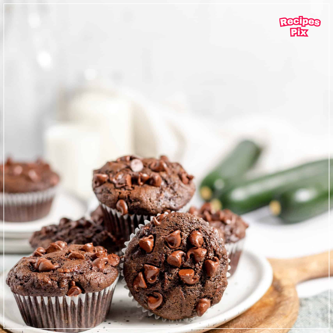 Chocolate and Zucchini Muffins
