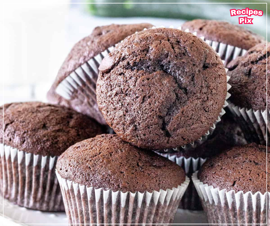 Chocolate and Zucchini Muffins