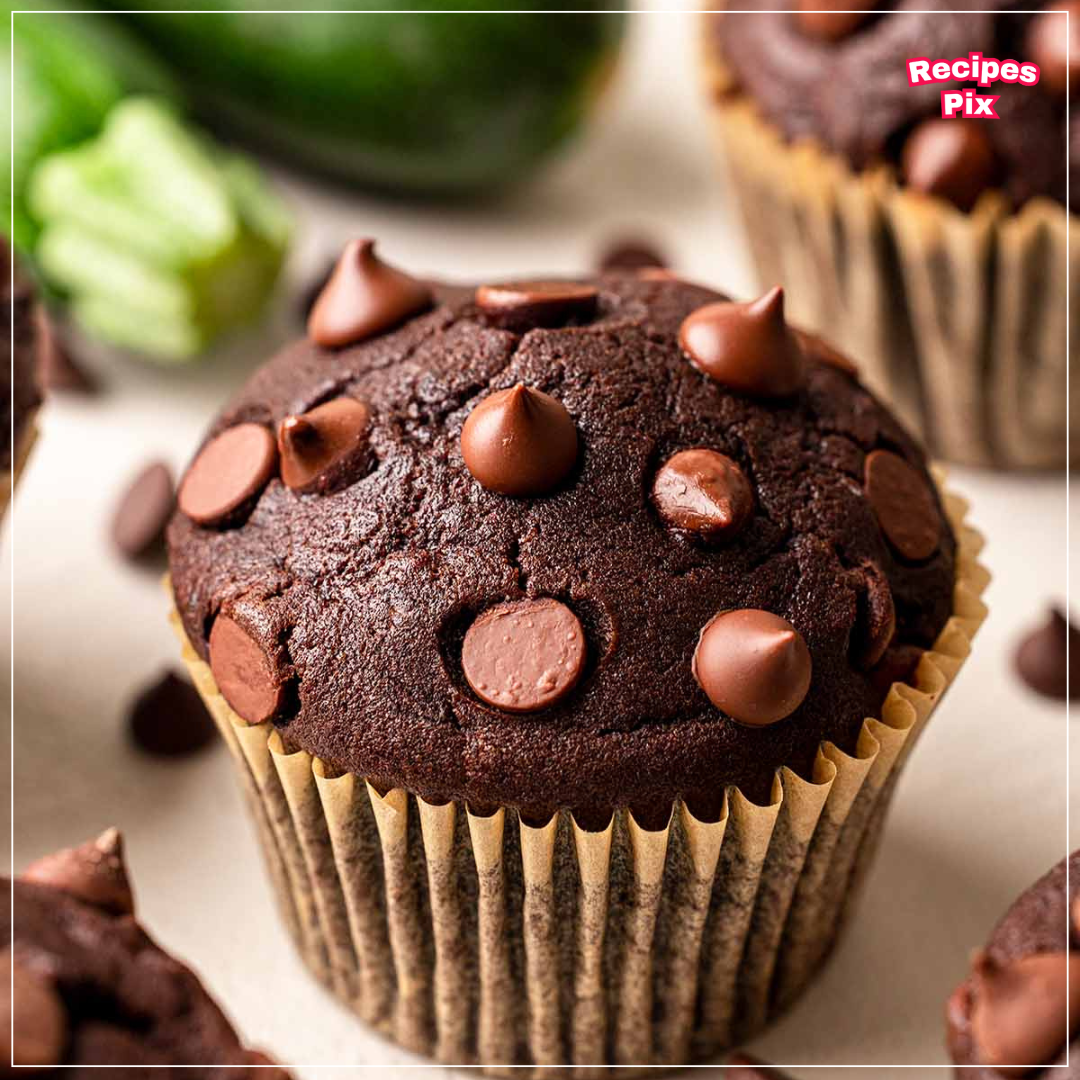 Chocolate and Zucchini Muffins
