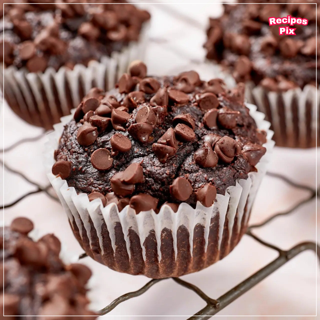 Chocolate and Zucchini Muffins