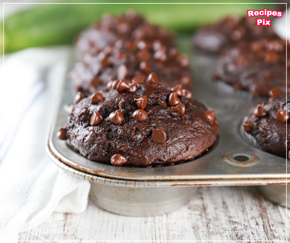 Chocolate and Zucchini Muffins 