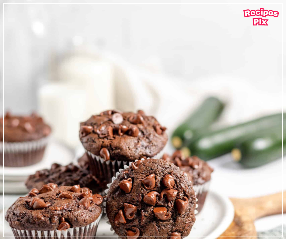 Chocolate and Zucchini Muffins (