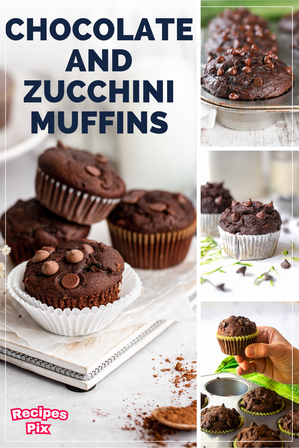 Chocolate and Zucchini Muffins