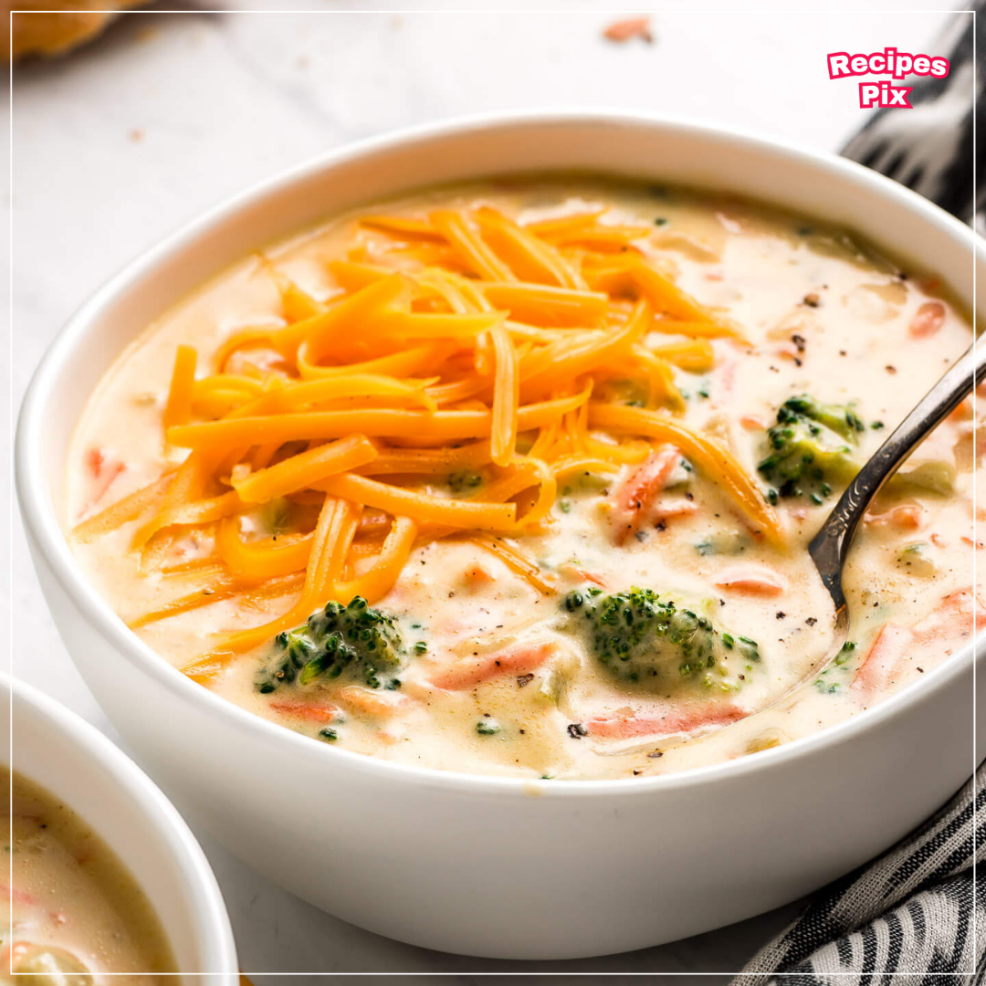Cream of Broccoli Cheddar Cheese Soup