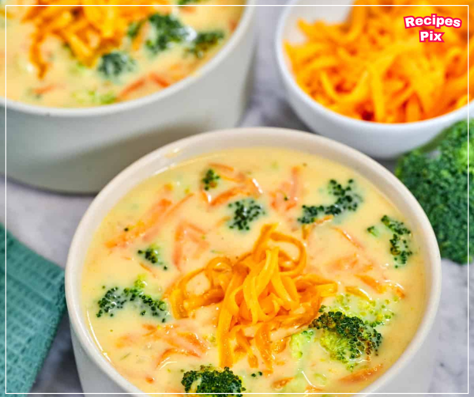 Cream of Broccoli Cheddar Cheese Soup