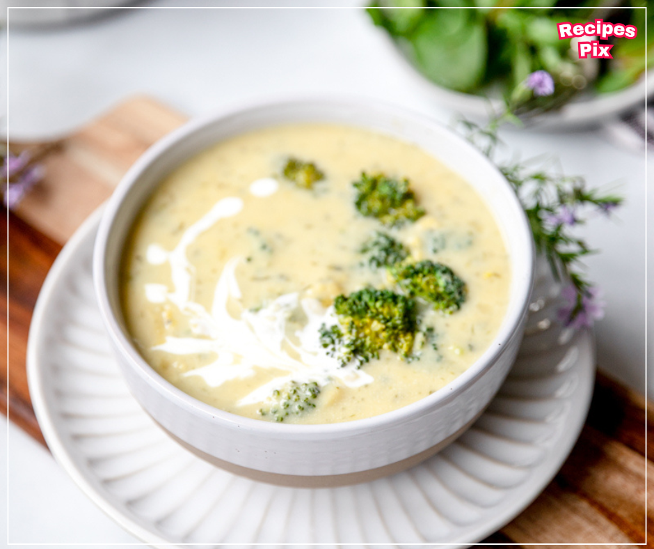 Cream of Broccoli Cheddar Cheese Soup