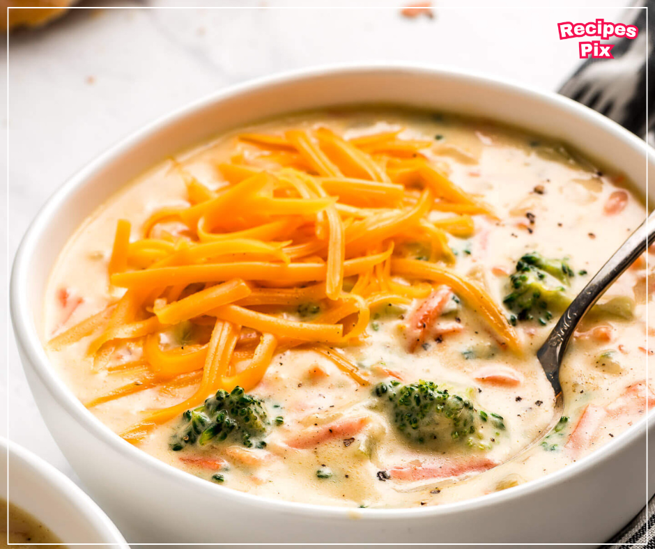Cream of Broccoli Cheddar Cheese Soup