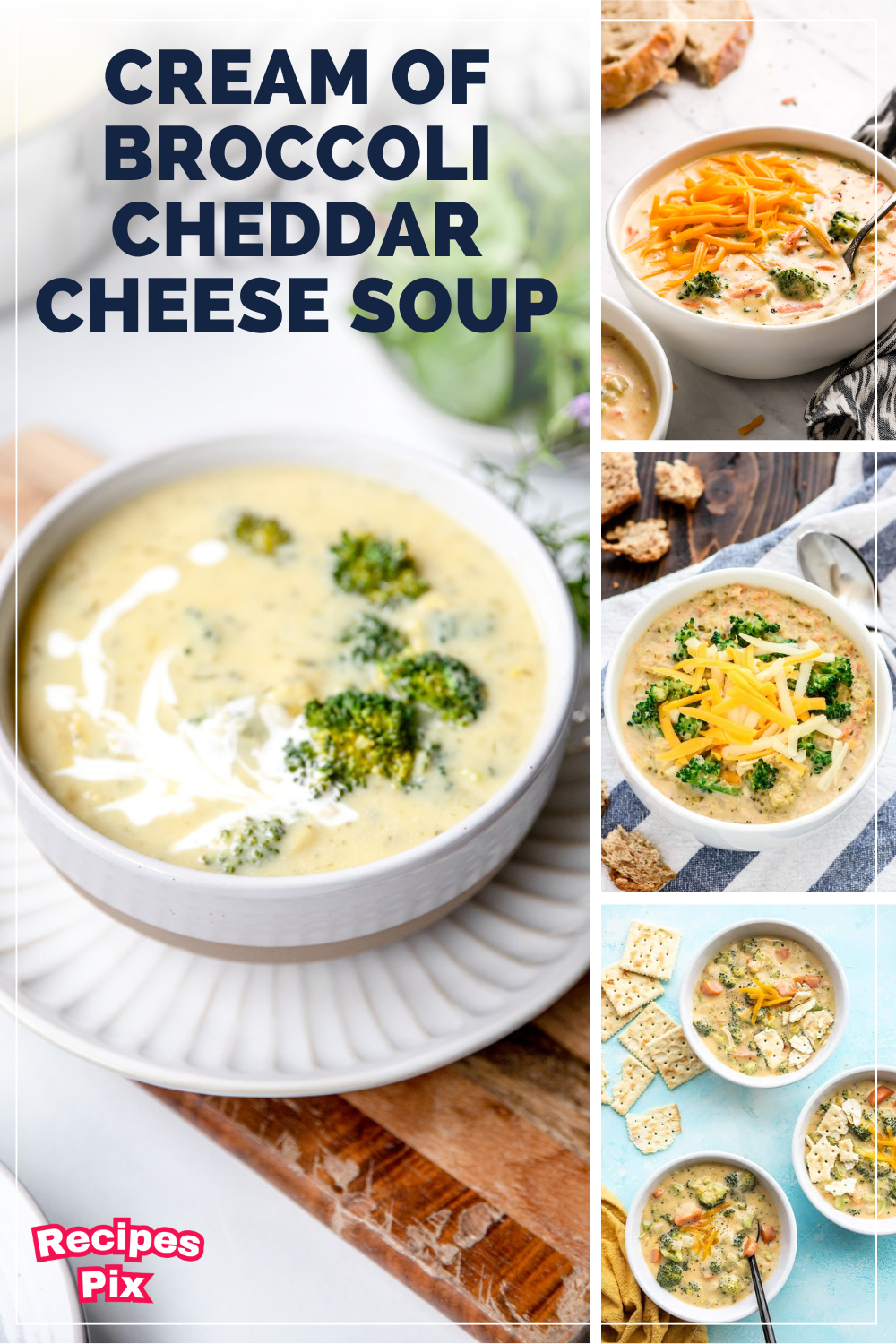 Cream of Broccoli Cheddar Cheese Soup