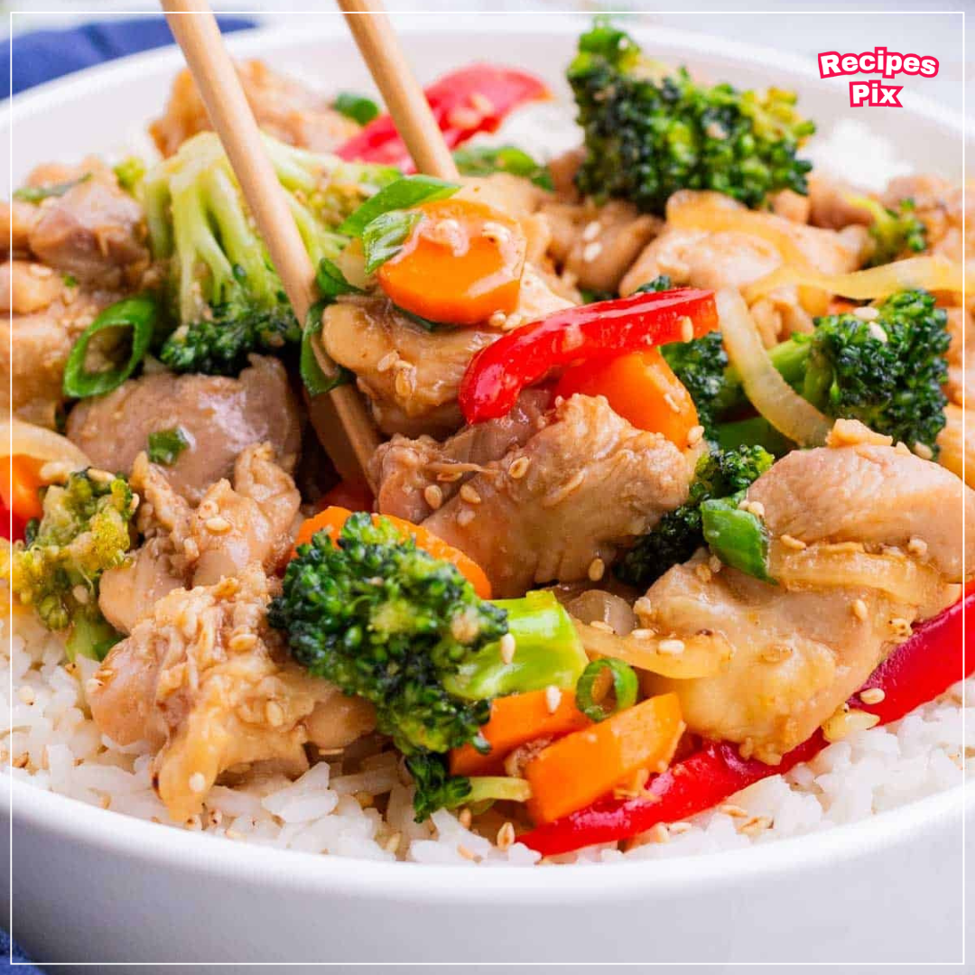 Honey Garlic Chicken Stir Fry