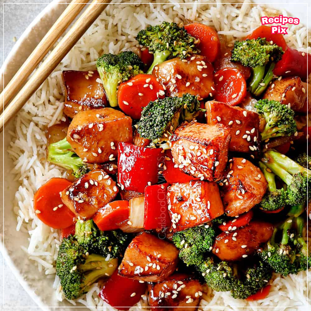 Honey Garlic Chicken Stir Fry