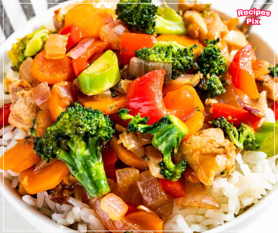 Honey Garlic Chicken Stir Fry