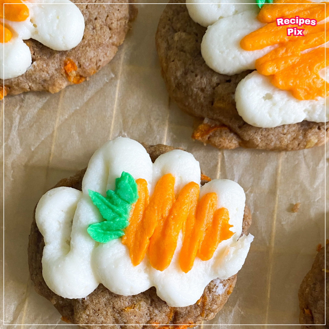 Whole Wheat Carrot Cake Cookies