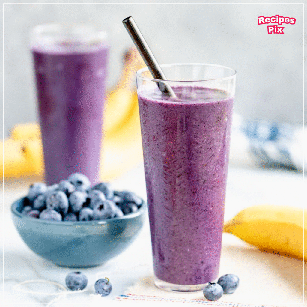 banana blueberry kale smoothie