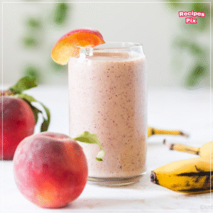 Banana Peach Strawberry Smoothie