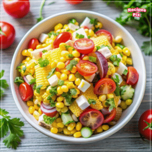 Corn Cucumber Tomato Salad