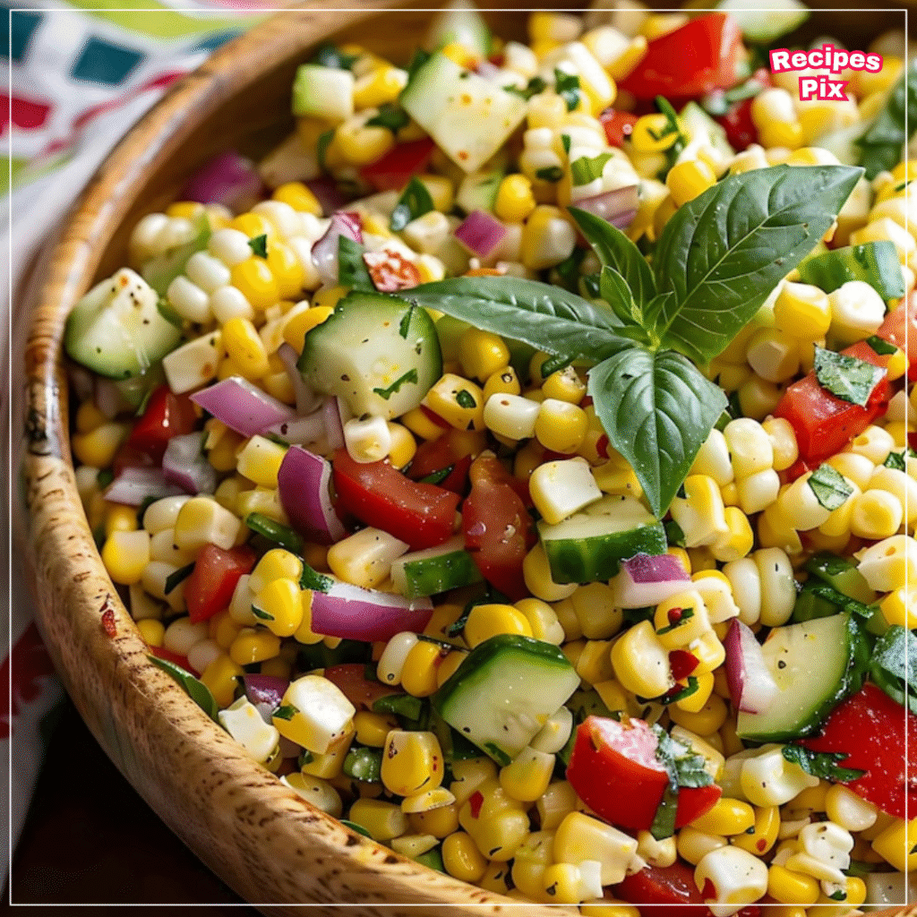 Corn Cucumber Tomato Salad