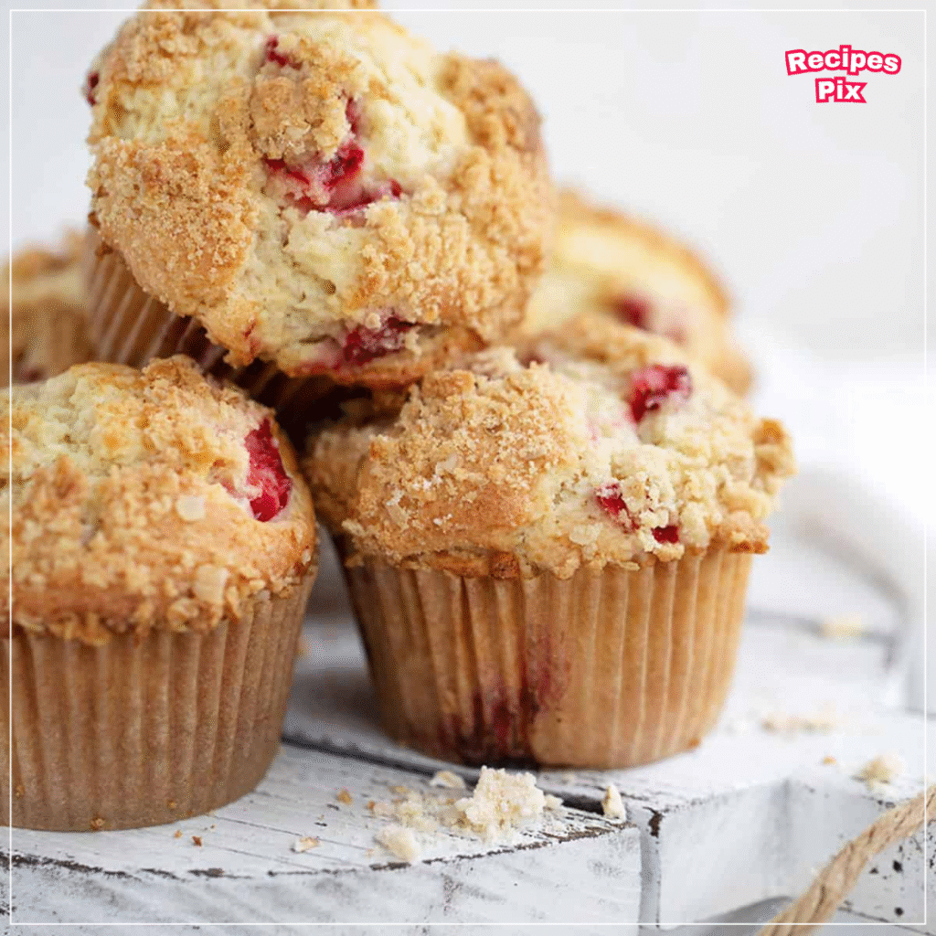 Strawberry Rhubarb Muffins The